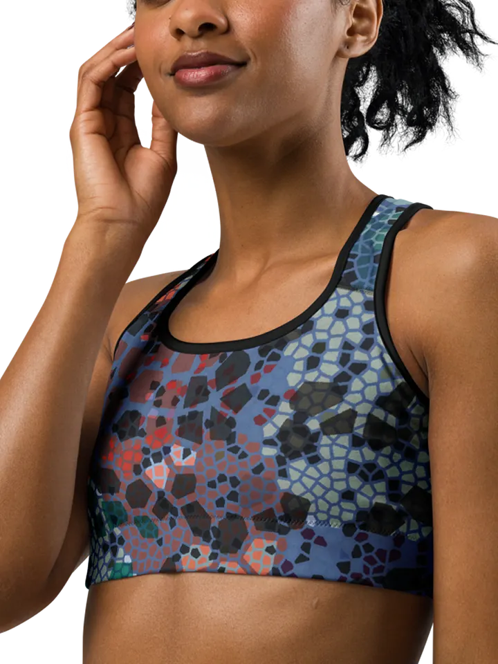 Stained glass Sports Bra product image (2)
