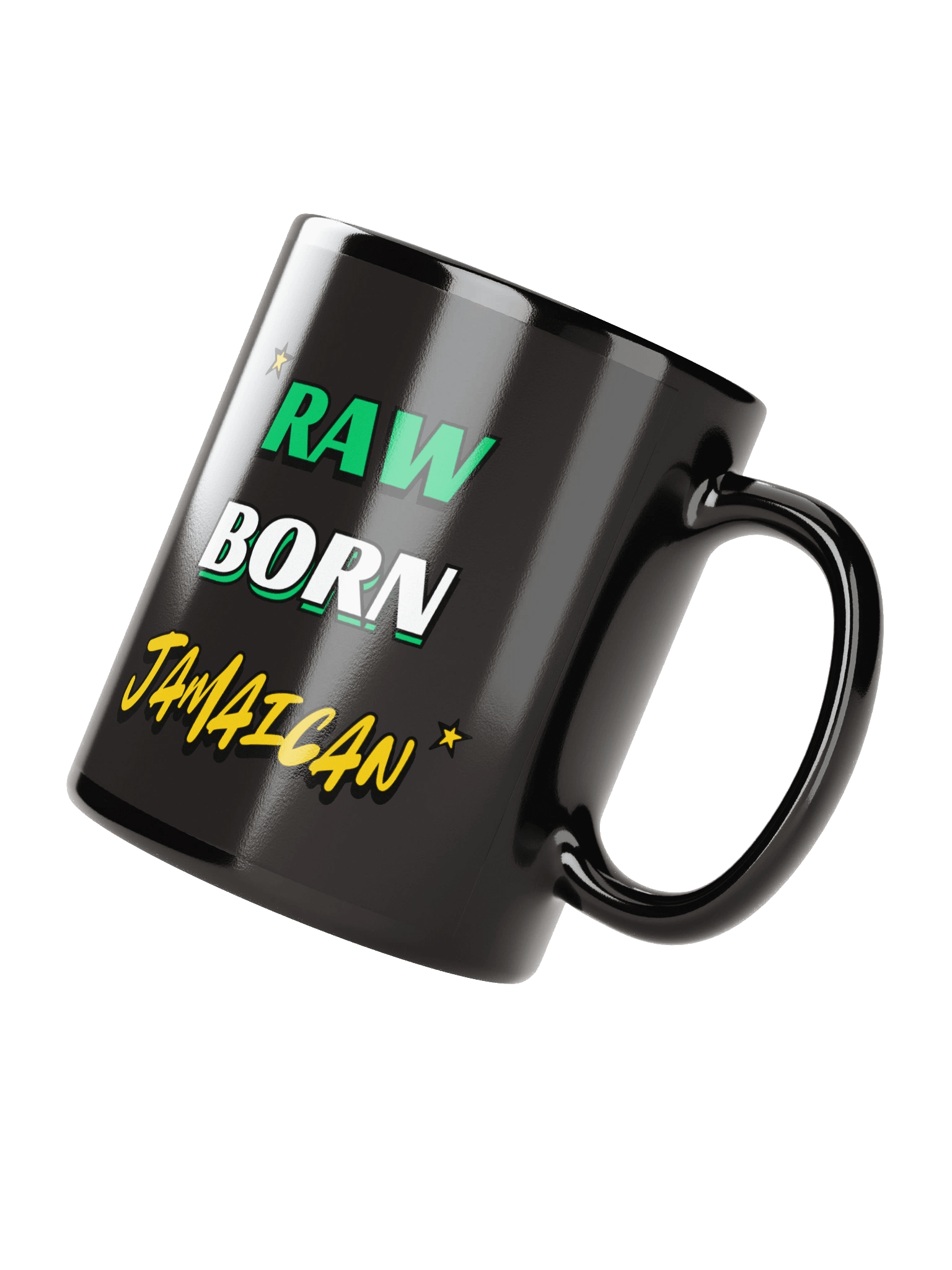 RAW BORN JAMAICAN Ceramic Mug product image (2)