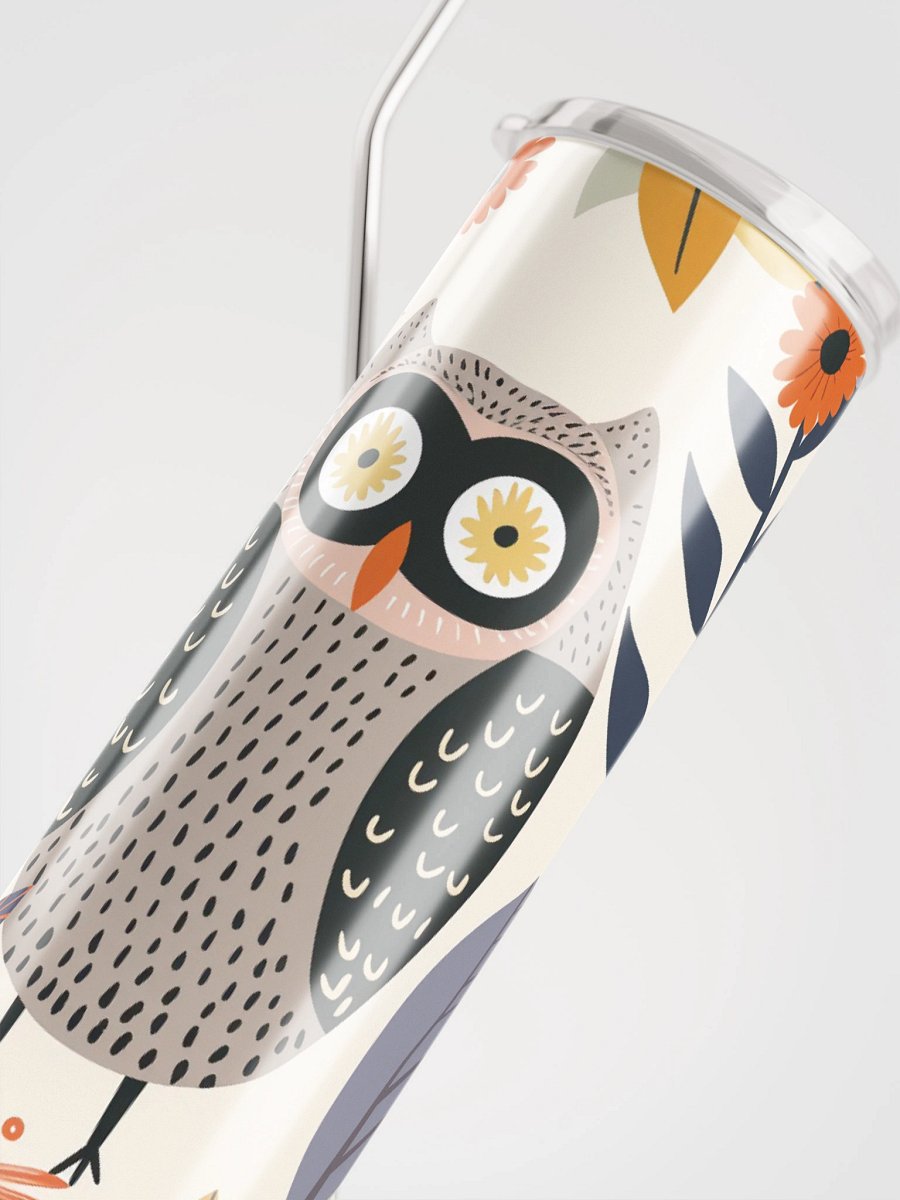 Whimsical Owl Stainless Steel Tumbler product image (4)