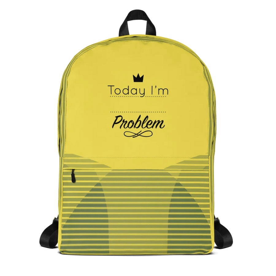Today I'm Problem Backpack product image (1)