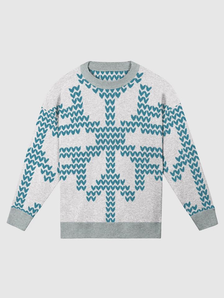Snowy Cozy Jacquard Knit Sweater: Cotton Dream product image (4)