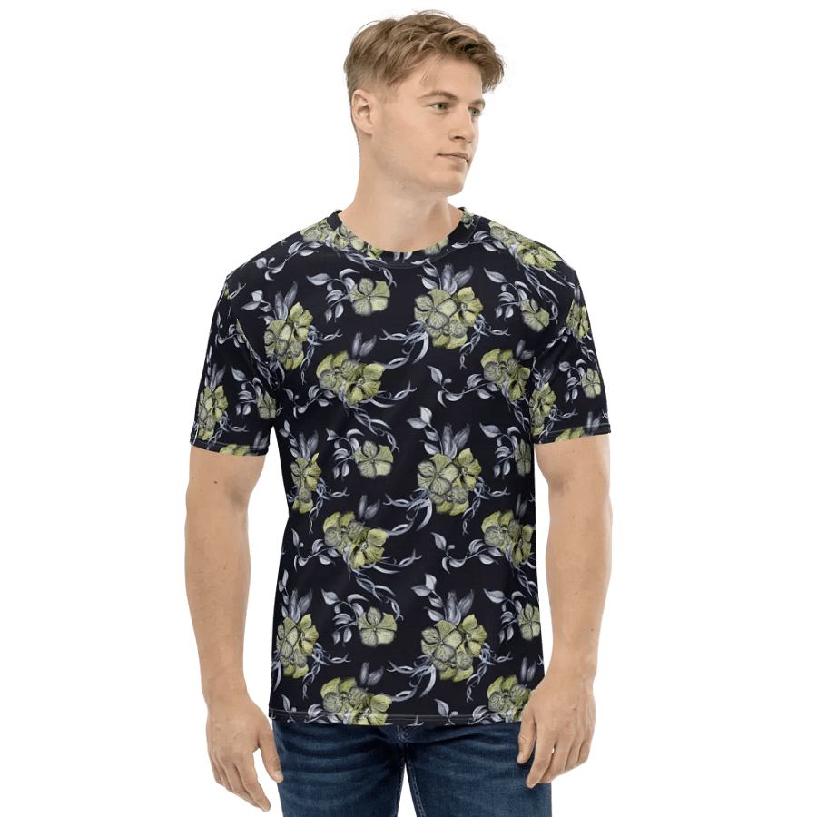 Gothic Flower | Crew Neck T-Shirt product image (2)