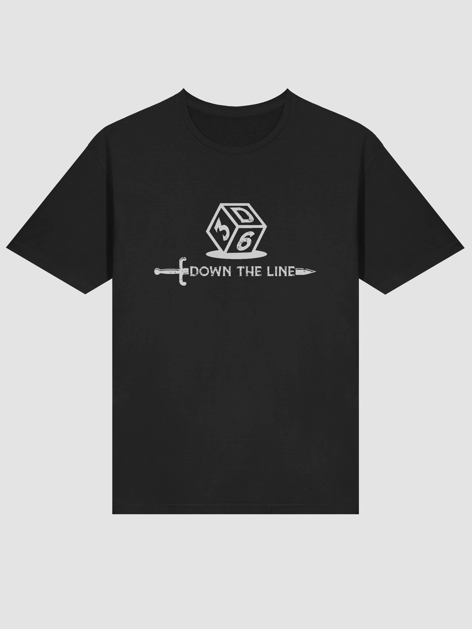 3d6DTL Horizontal Logo on Dark Unisex Softstyle T-Shirt product image (17)