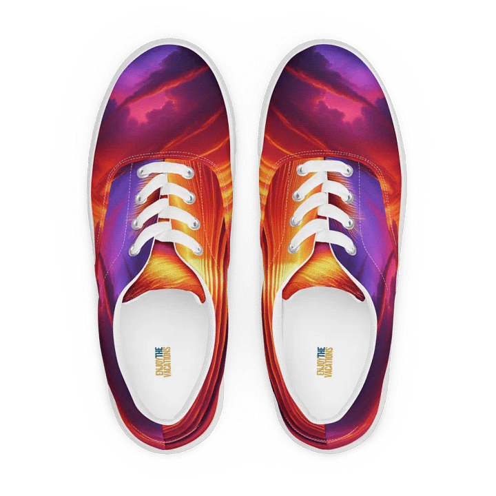 Tropical Sunset Canvas Shoes | AI Design product image (1)
