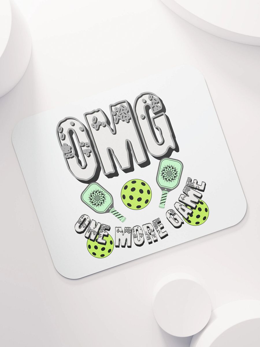 OMG One More Game Pickleball Block Fun Mouse Pad product image (5)