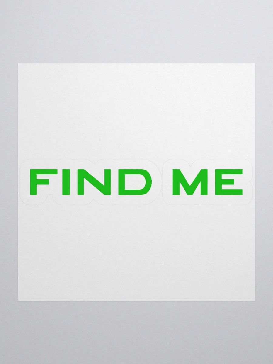 Find Me Sticker product image (2)