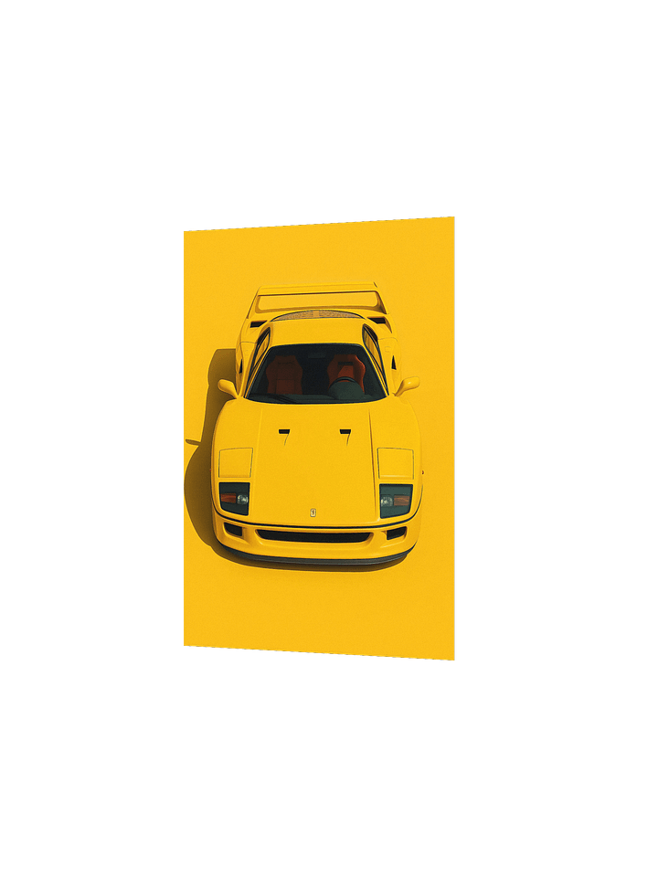 Sleek F40 Matte Poster product image (2)