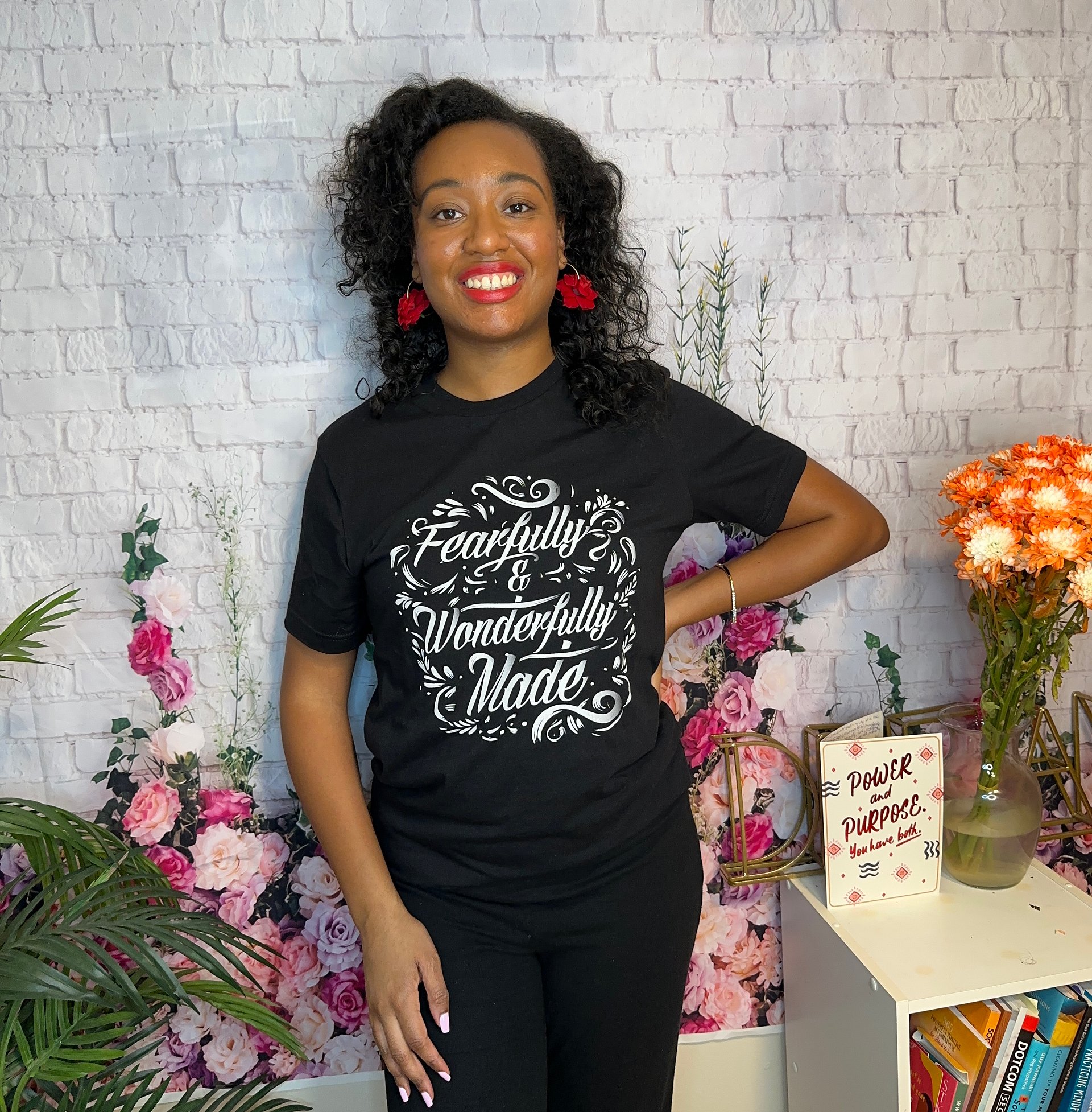 FEARFULLY & WONDERFULLY MADE T-SHIRT & DAILY DEVOTIONAL DIGITAL JOURNAL BUNDLE product image (2)