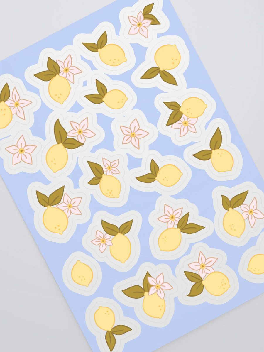 Lemon Blossom Delight Sticker Sheet product image (3)