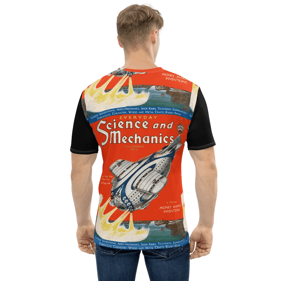 'Science and Mechanics' Vintage All-Over Print Tee product image (8)