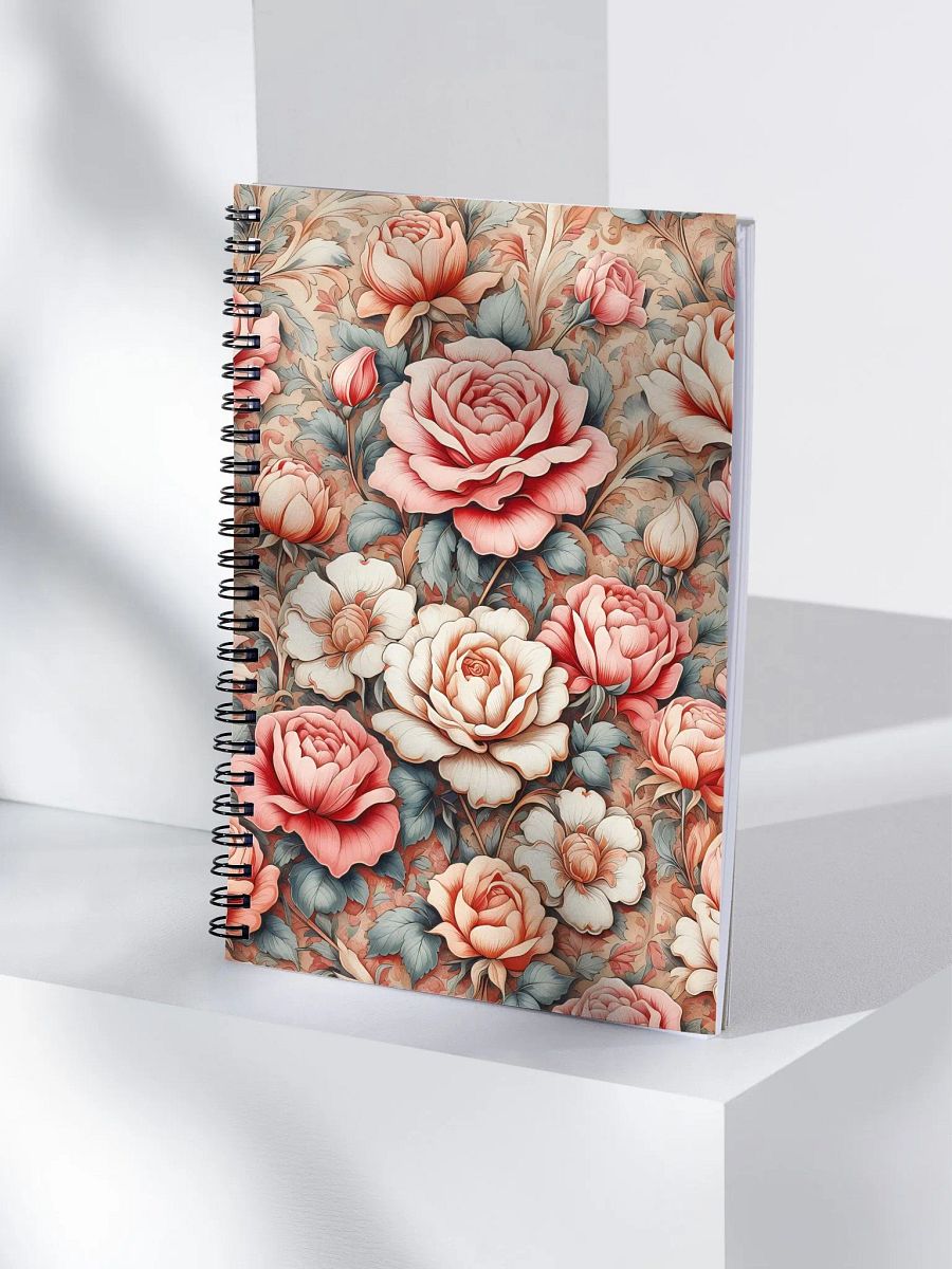 Royal Floral Spiral Notebook product image (4)