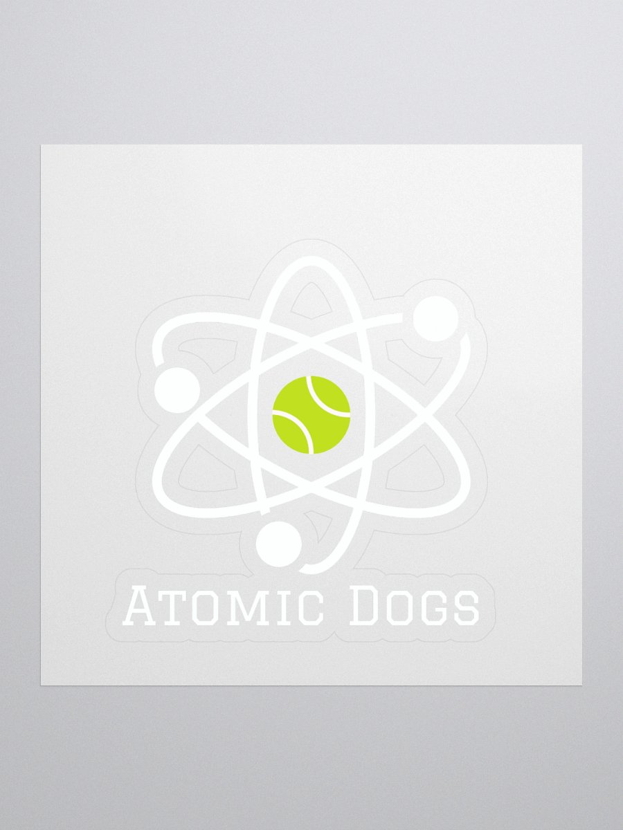 Atomic Dogs Flyball Club Logo Stickers product image (1)