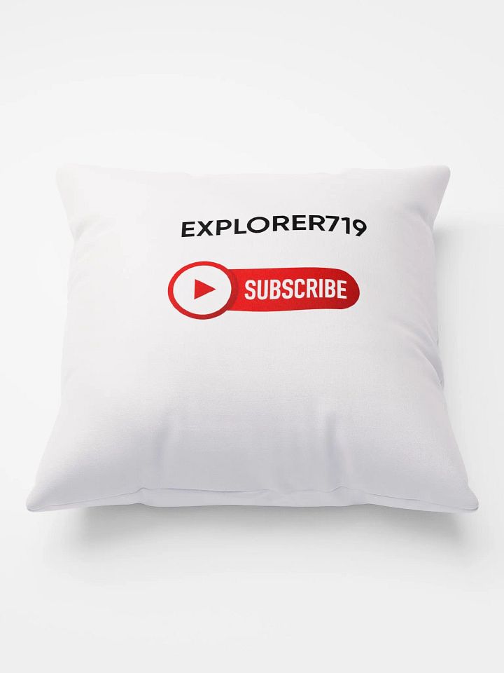 Explorer719 Subscribe Pillow product image (1)