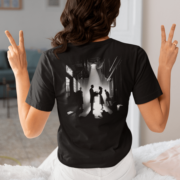 Noir Alleyway Rendezvous (Womens Tee) product image (2)
