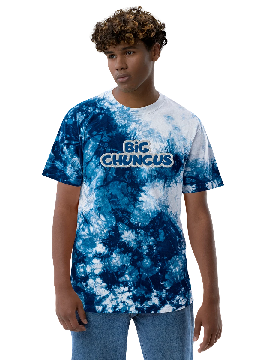 Big Chungus oversized embroidered tie-dye t-shirt product image (1)
