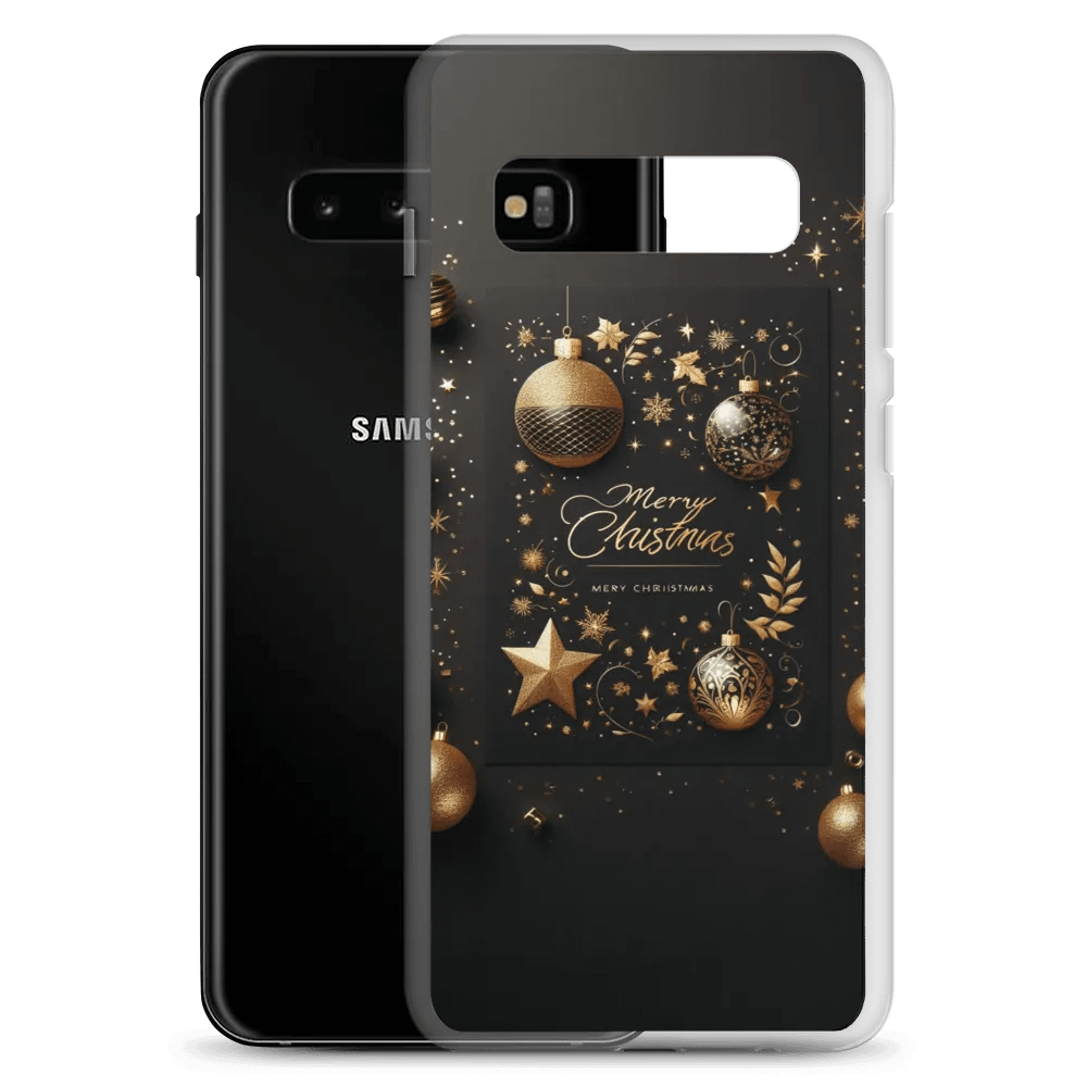 Elegant Merry Christmas Gold Ornament Samsung® Case product image (20)