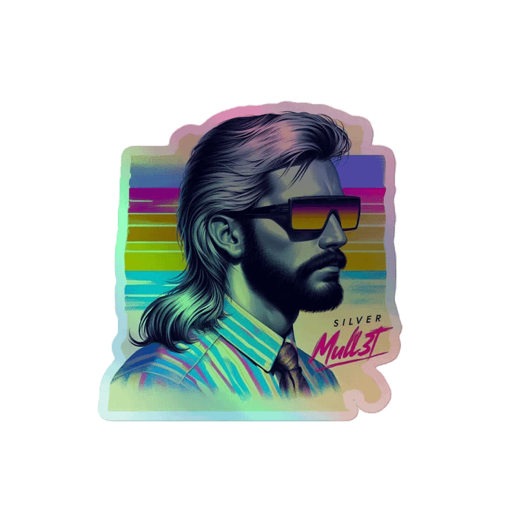 MULL3T FACE HOLO STICKER product image (2)
