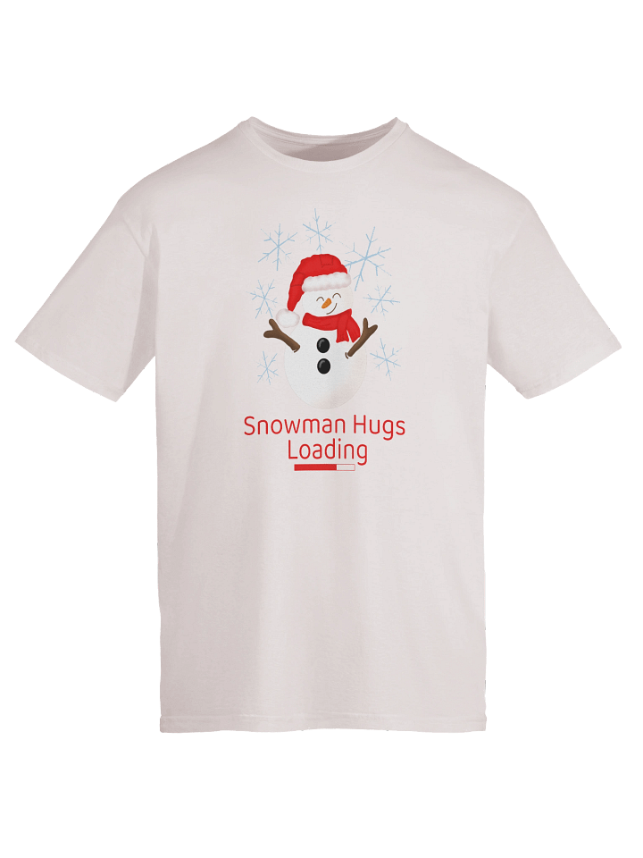 Snowman Hugs Loading Snowman T-Shirt product image (85)