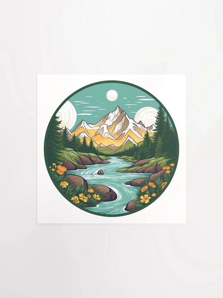 spring mountains print product image (1)