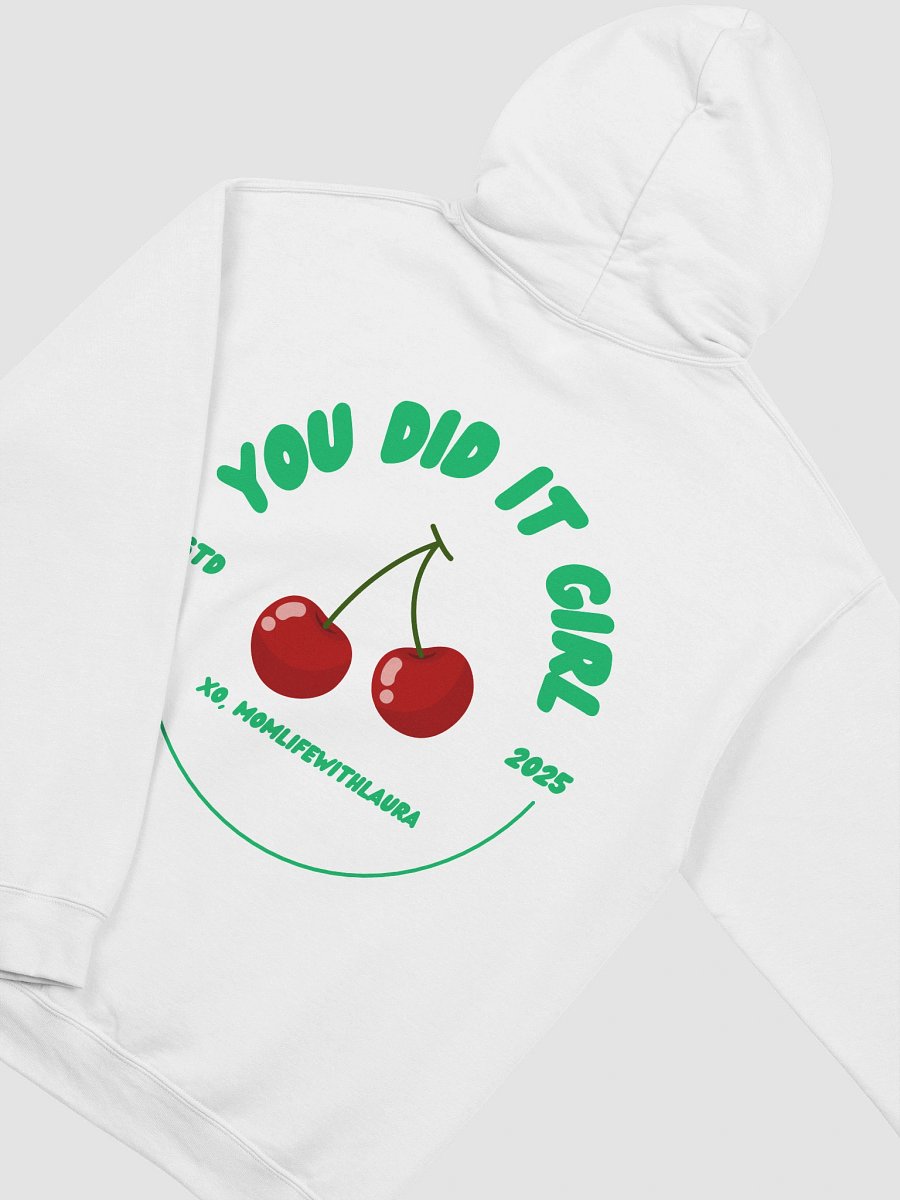 You Did it Girl Cherries Hoodie - Green/White product image (4)