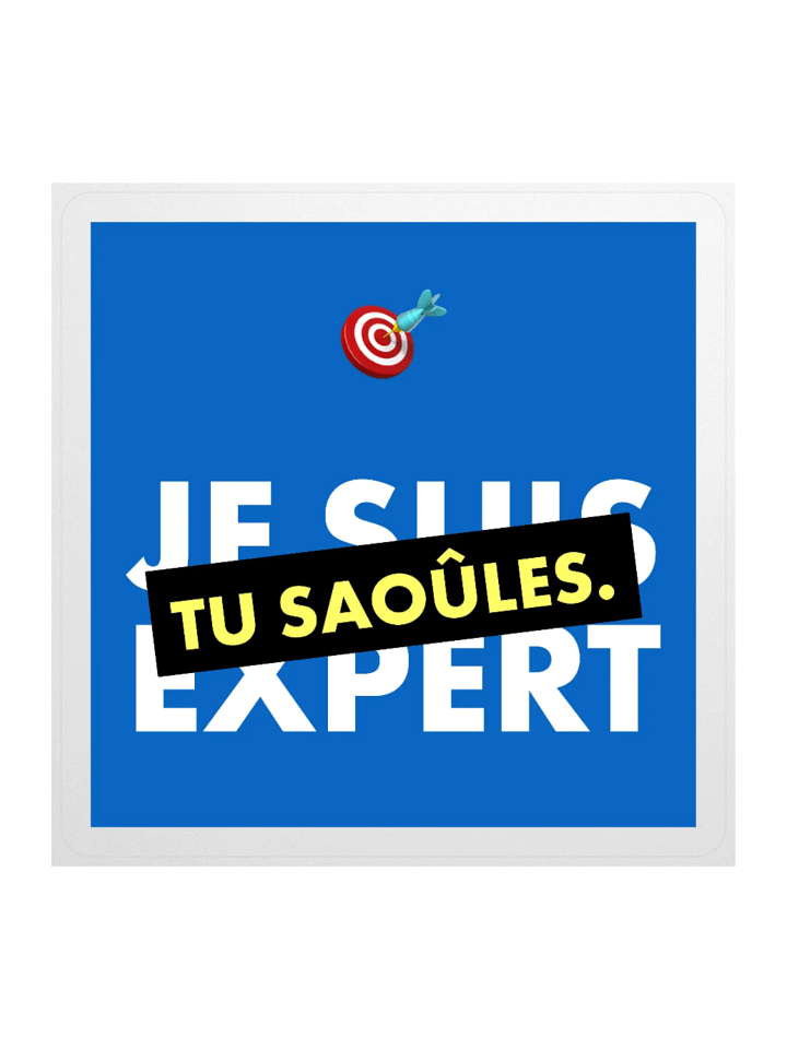 Je suis expert • Expertise Expert Corpo Blue Edition Sticker product image (1)