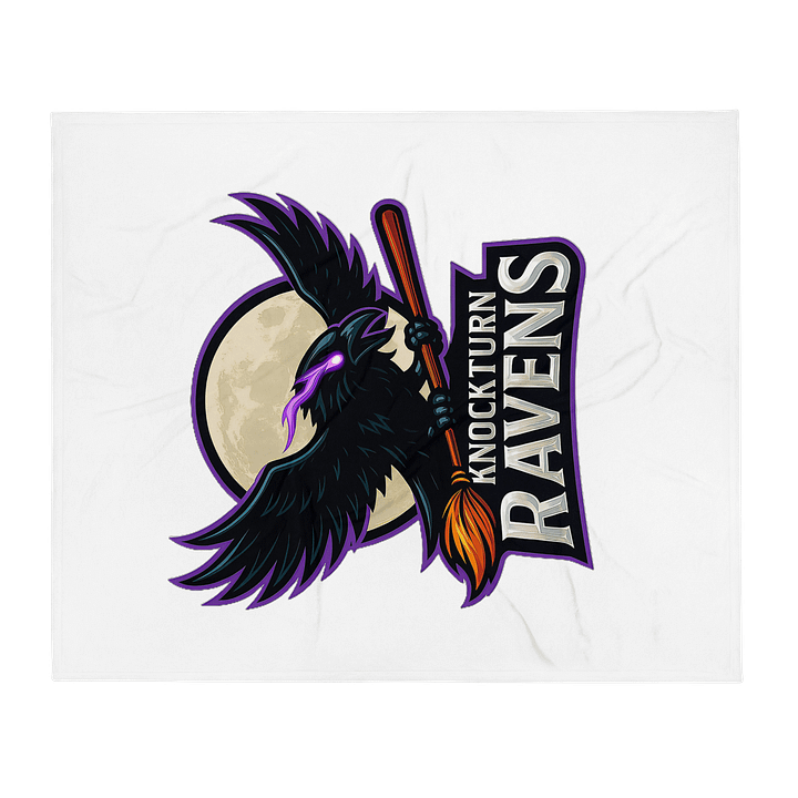Knockturn Ravens Team Throw Blanket product image (2)