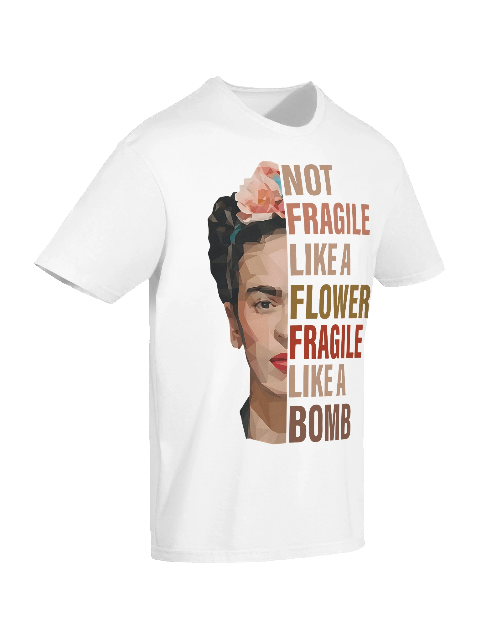 Not Fragile Like a Flower Fragile Like a Bomb RGB Women Empowerment Classic T-Shirt product image (10)