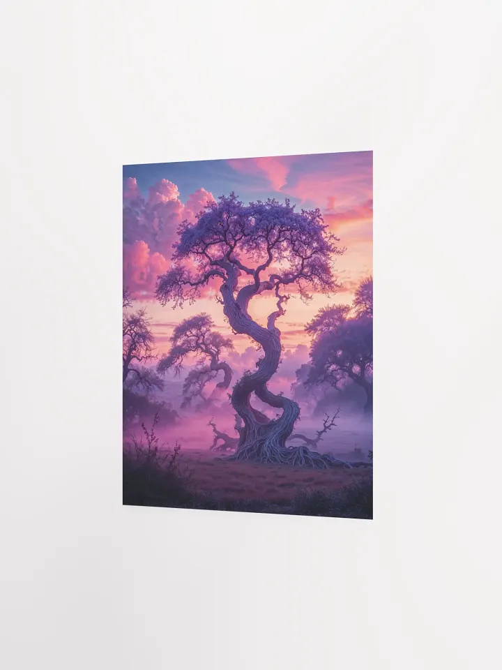 Ethereal Skyline Tree Poster product image (10)