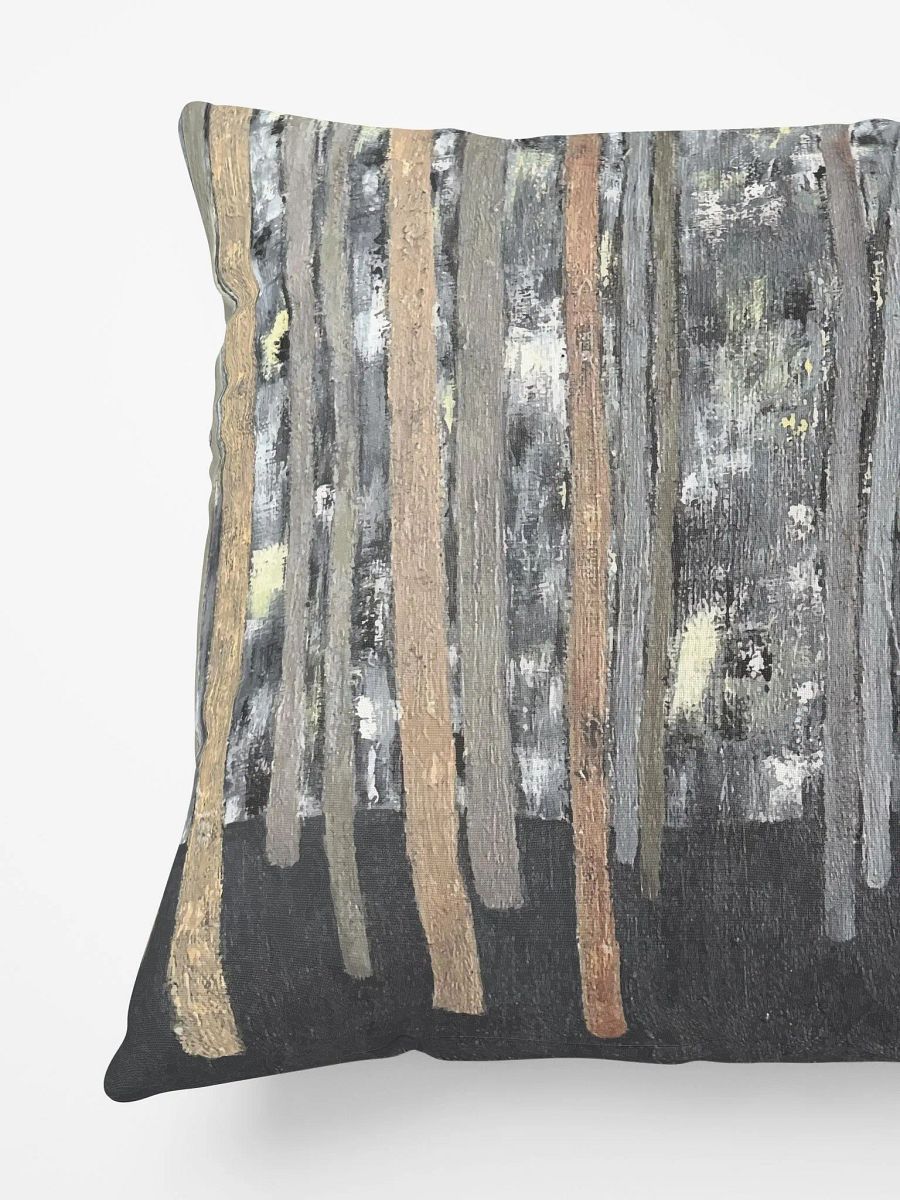 Square Black-Brown Trees Pillow product image (5)