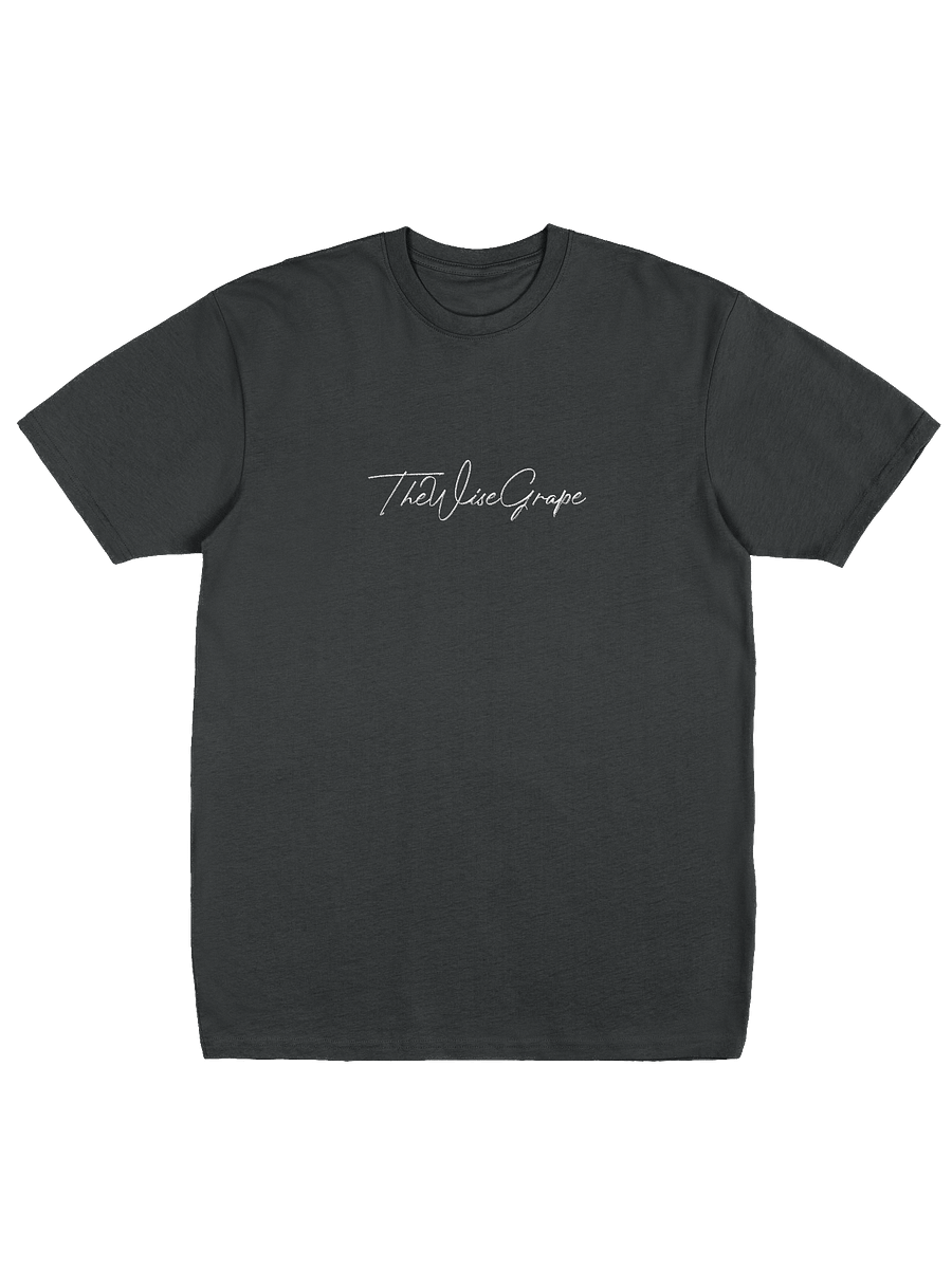 Grape White Signature Embroidered Tee product image (4)