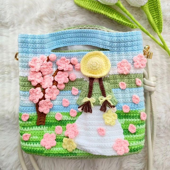 Four Seasons Crochet Bag Collection 🌈 | Spring/Summer/Fall/Winter Landscape Patterns product image (2)