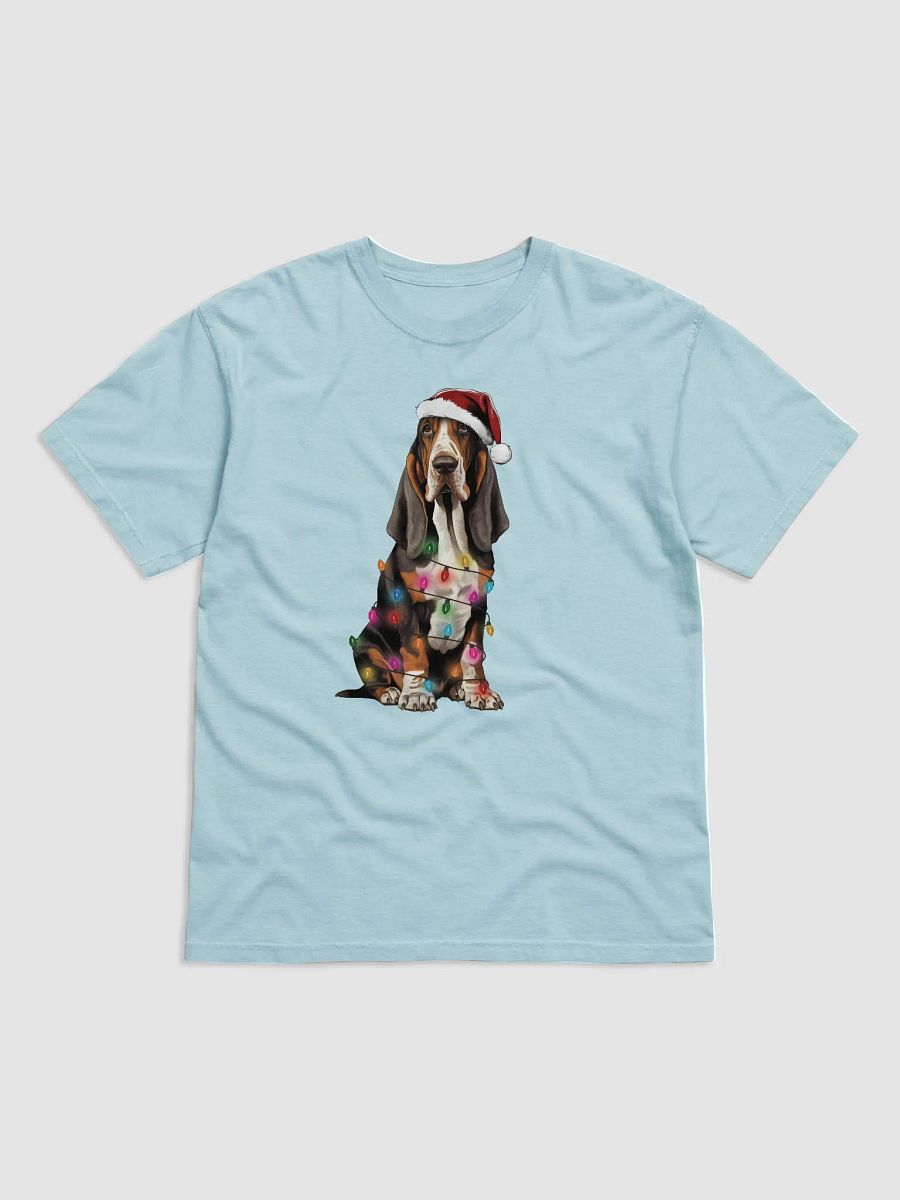 Funny Basset Hound(Tricolor) Christmas T-Shirt for Basset Hound Paw-rents product image (14)
