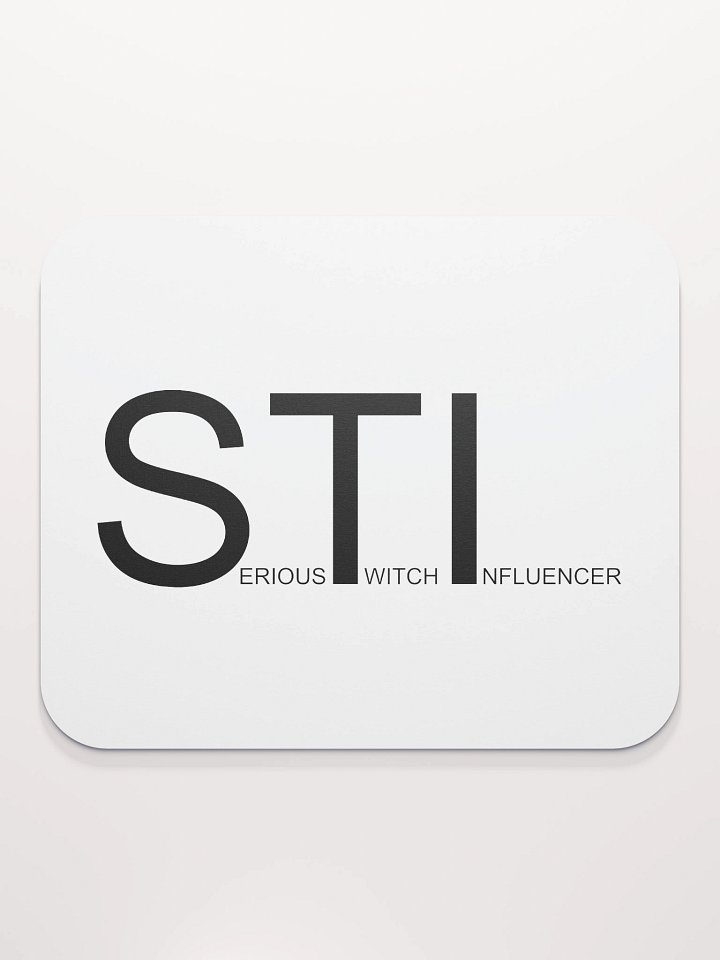 Serious Twitch Influencer Mouse Pad product image (2)