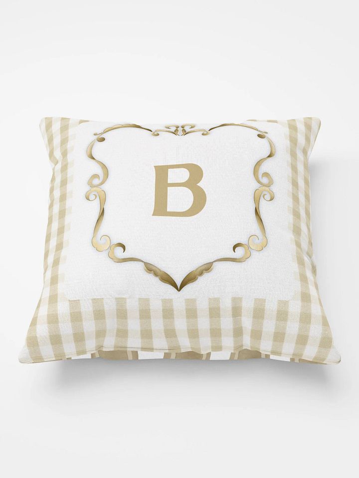 Beige Preppy Charm Pillow B product image (1)