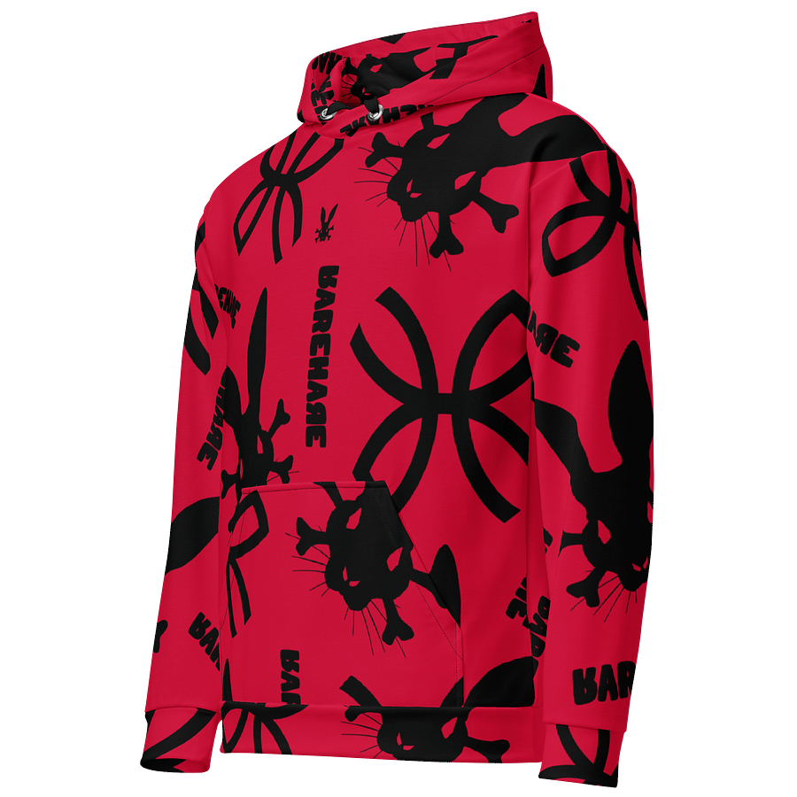 RAREHARE - X patt Signature Red Hoodie product image (3)