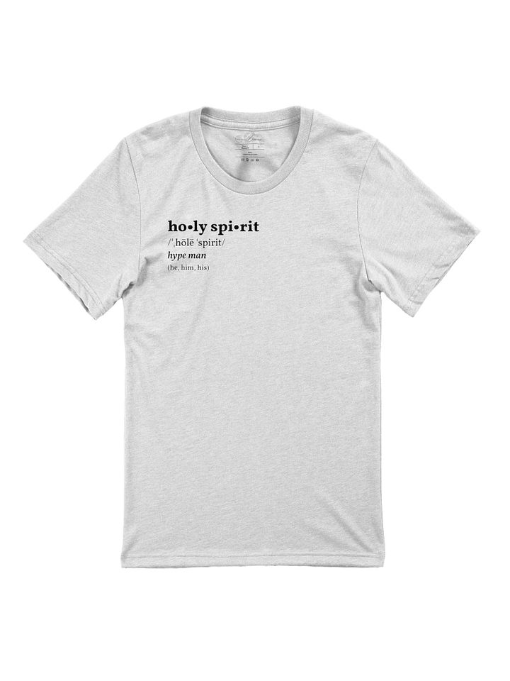 Holy Spirit (he,him,his) Women's White T-Shirt product image (1)