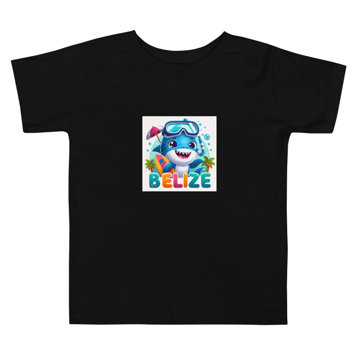 Belize Beach Baby Shark Toddler Tee product image (5)