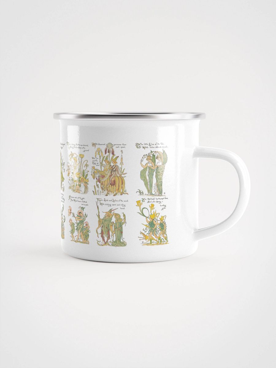 Flora’s Feast Enamel Mug – Vintage Botanical Art Reimagined by Dr. Mac Garden Style product image (1)