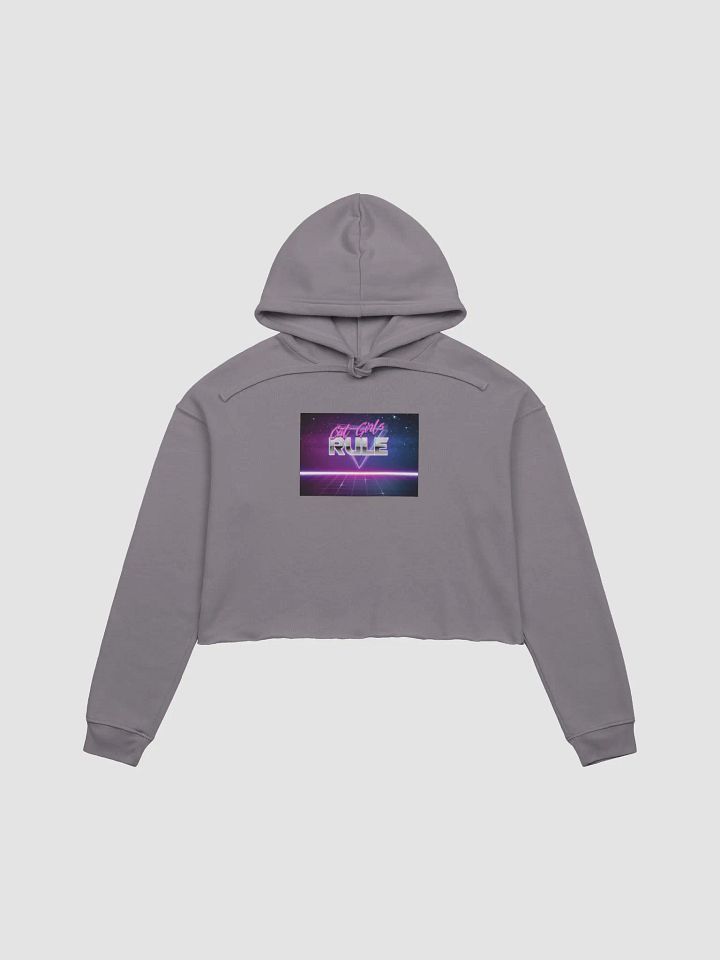 Cat Girls Rule Crop Hoodie product image (1)