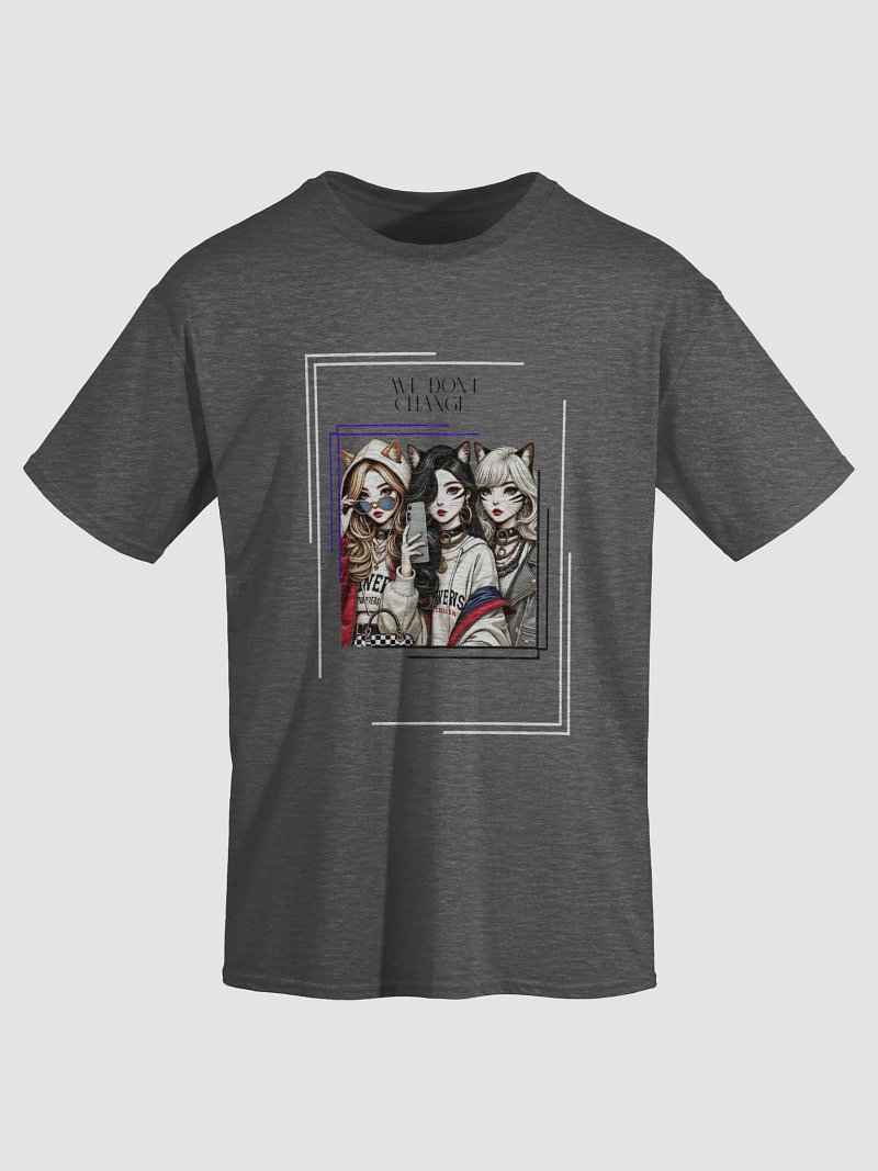 Gothic Anime Girls T-Shirt | Trendy Streetwear Cat Ear Hoodie Art | Aesthetic Urban Fashion Tees