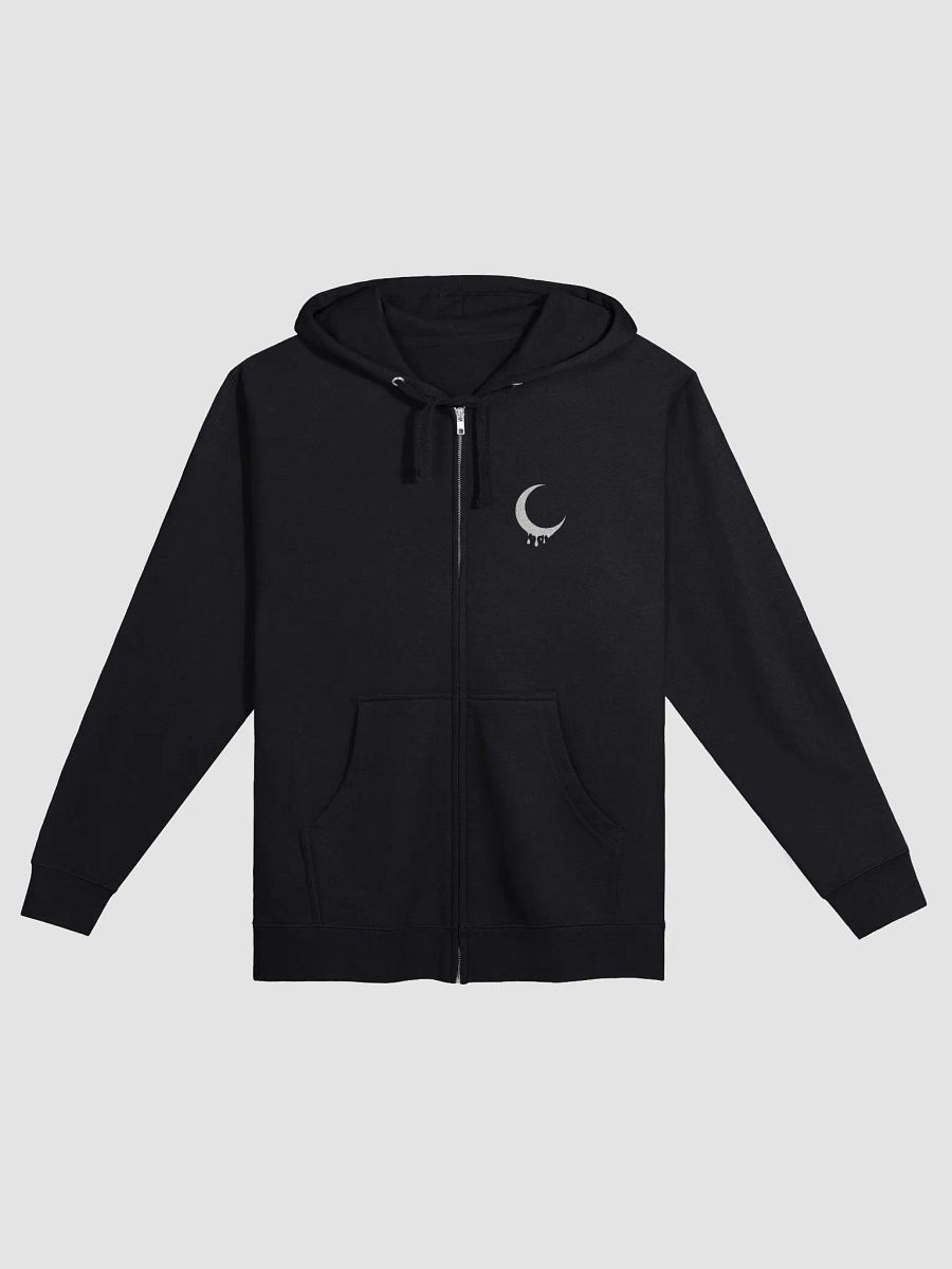 Drippy Moon Zipper Hoodie product image (1)