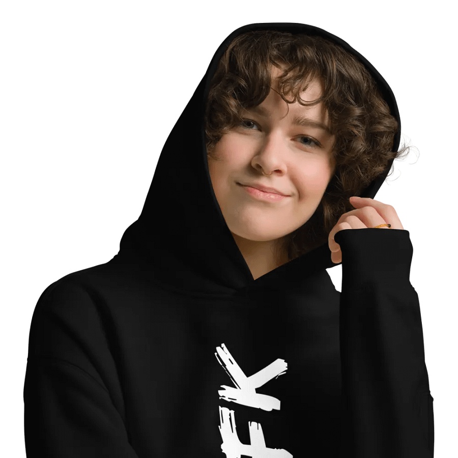 IDFK Black & White Sideways Hoodie product image (11)