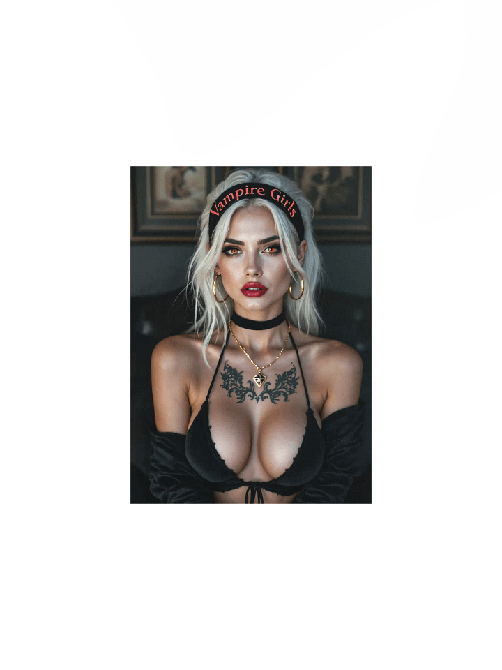 Ink & Allure: Vampire Girls Headband Mini Poster product image (1)