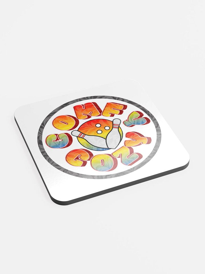 Comfy Cozy Bowling Ball Bliss Cork Coaster product image (2)
