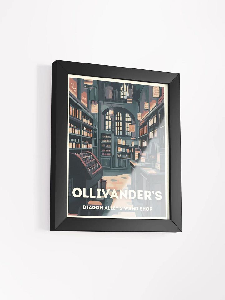 Ollivanders Wand Shop Vintage Travel Poster product image (2)