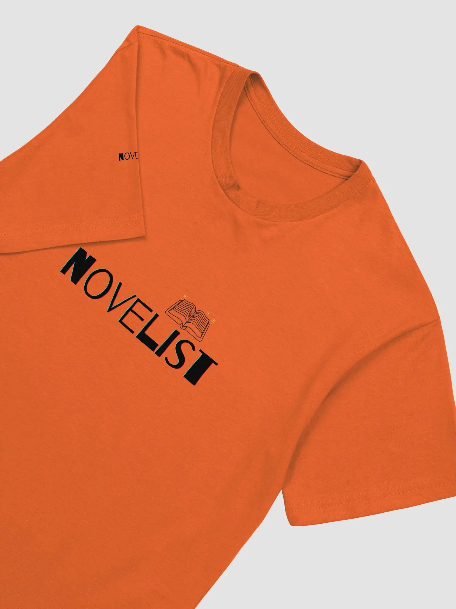 Novelist Black Text Supersoft T-shirt product image (33)