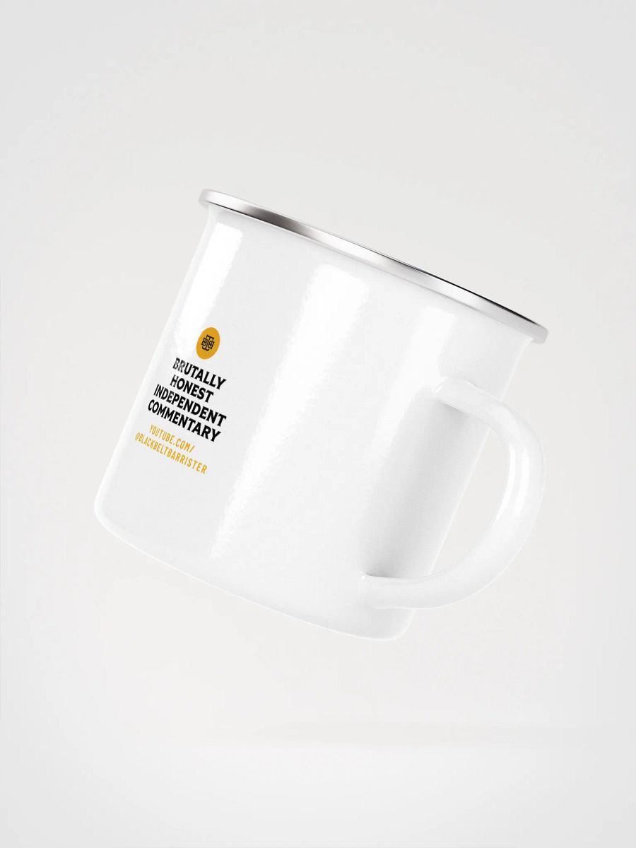 BBB White Enamel 12oz Mug product image (3)