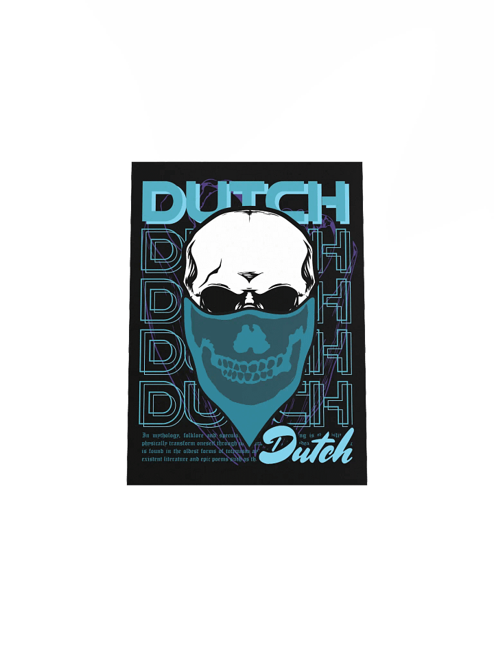 Dutch Bandana Skull Poster product image (1)