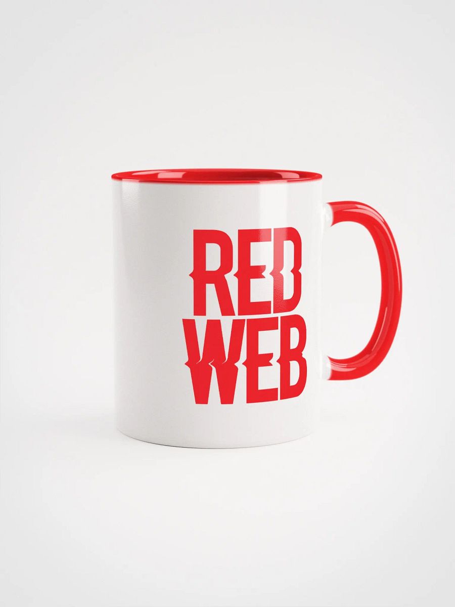 Red Web Mug product image (1)