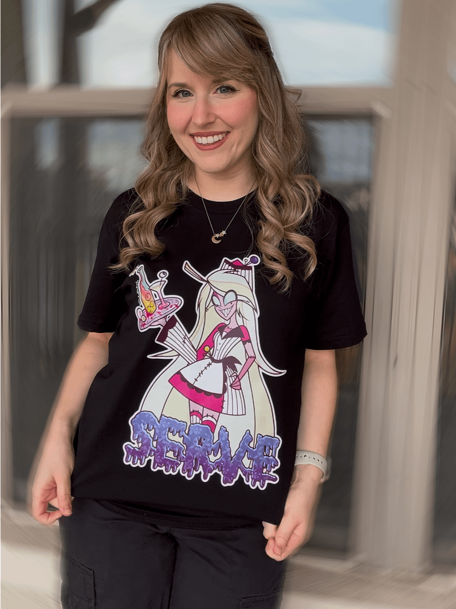 “Serve” Demon Weeby Cotton T-Shirt product image (1)